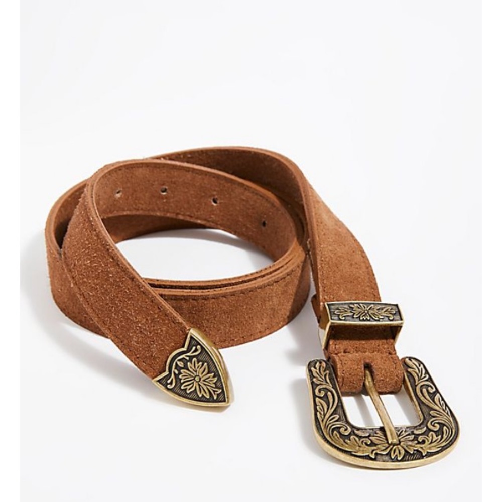 Free people wildwood suede belt